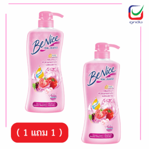 บีไนซ์อาบ ชมพู400มล.( 1 แถม 1 )